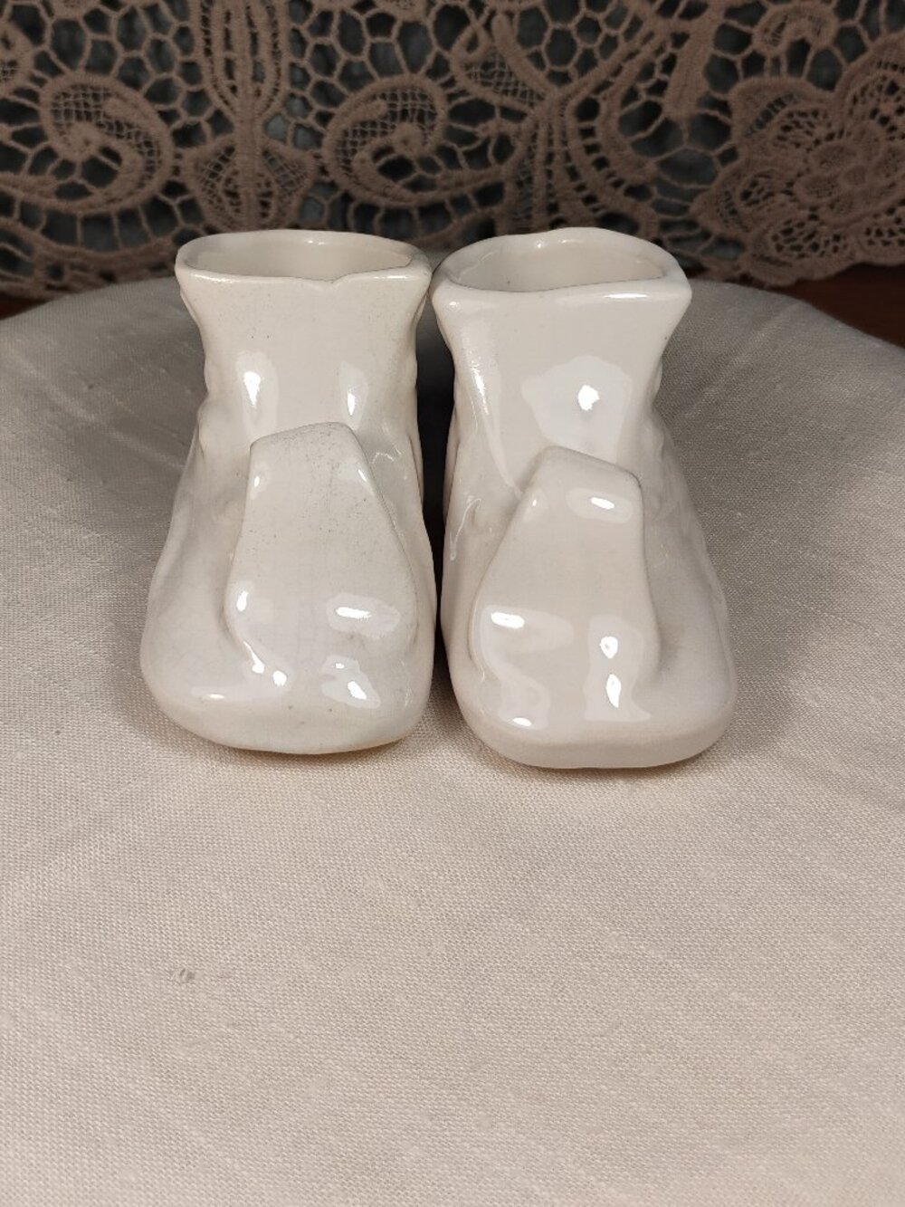 Vintage Baby Shoe Booties for New Walkers, Pair of Left and Right